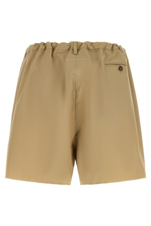 'White Stitch Line' shorts Beige