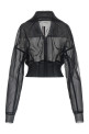'Dracucollar cropped' bomber jacket Black