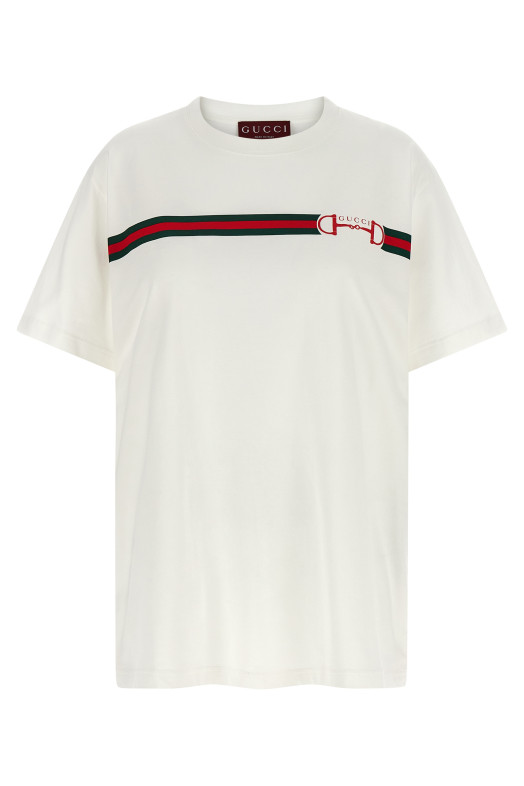 'Nastro Web' T-shirt White