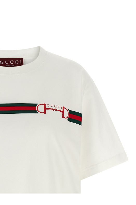 'Nastro Web' T-shirt White