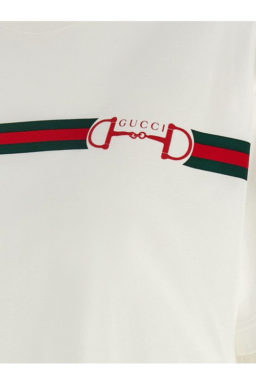 'Nastro Web' T-shirt White