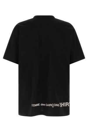 Logo print T-shirt Black