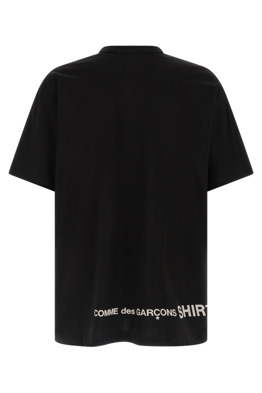 Logo print T-shirt Black