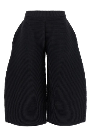 'Corrugated Knit' pants Black