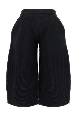'Corrugated Knit' pants Black