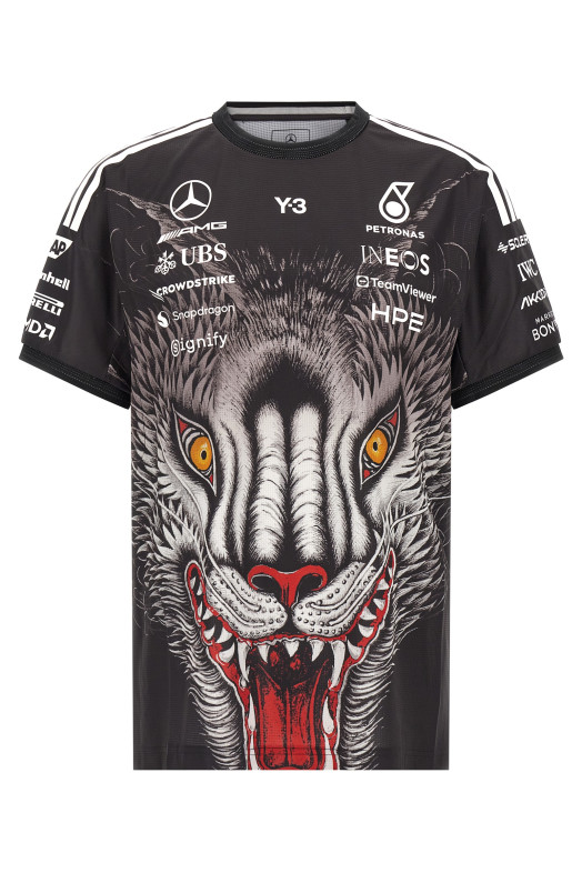 T-shirt Y-3 x Mercedes AMG PETRONAS Formula One Black