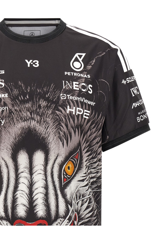 T-shirt Y-3 x Mercedes AMG PETRONAS Formula One Black