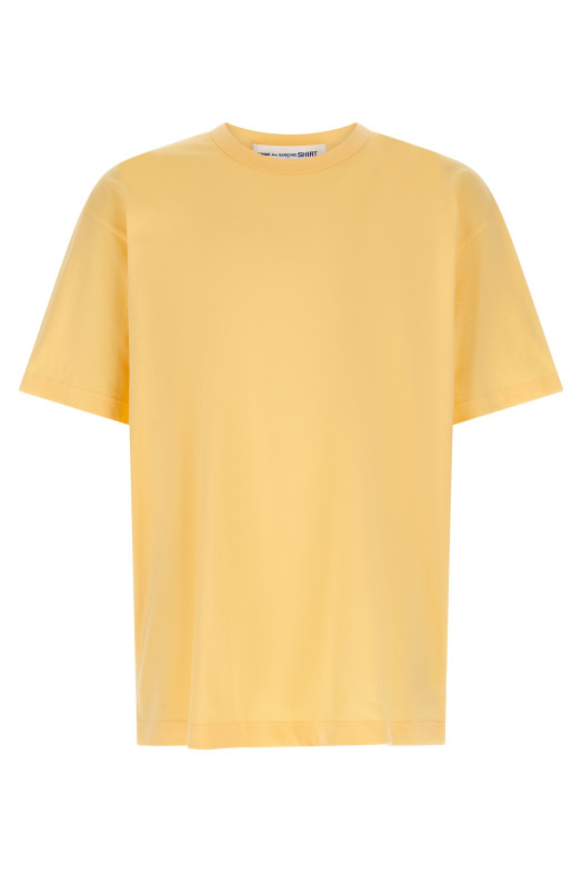 Logo print T-shirt orange