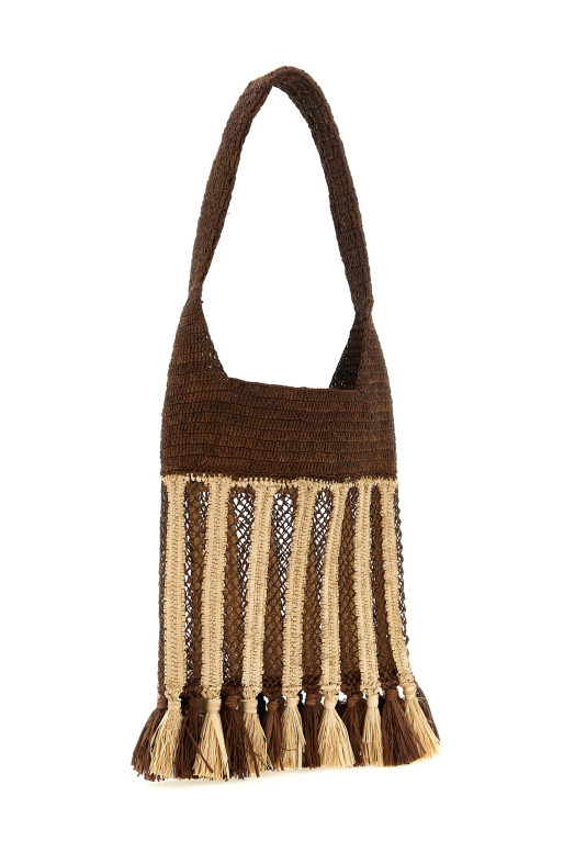 Невелика сумка через плече «Praia», коричнева PP0181FBD1X03MNLBN