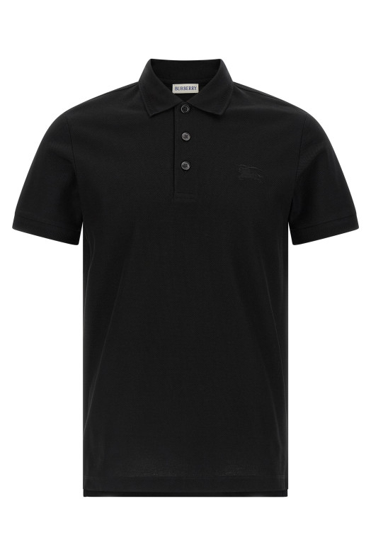 'Eddie' polo shirt Black