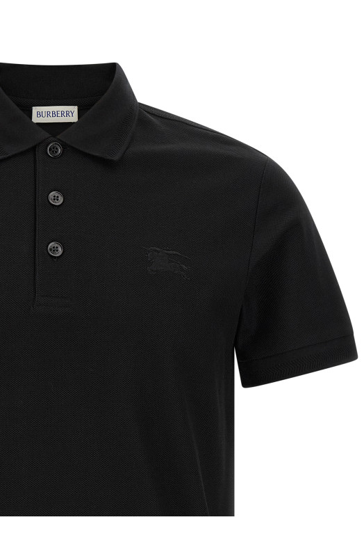 'Eddie' polo shirt Black