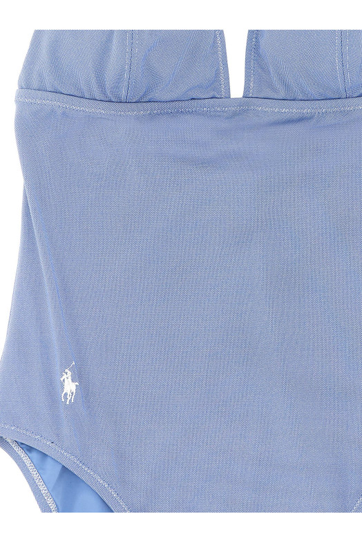 'Polo' one-piece swimsuit BLUE