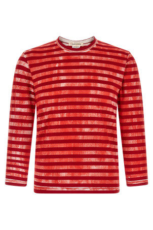 Striped t-shirt Red