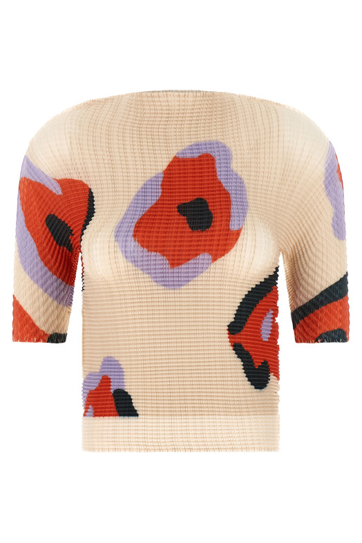 'Verve Pleats' top Beige