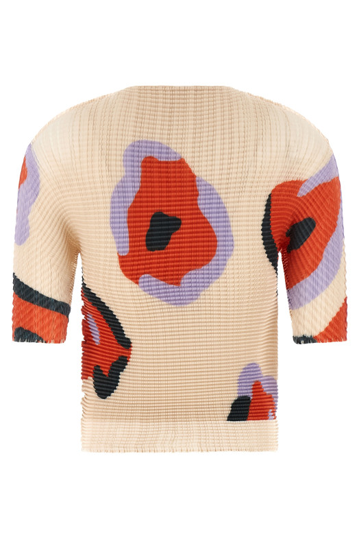 'Verve Pleats' top Beige