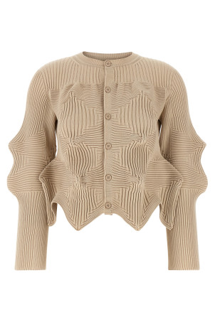 'Linkage' cardigan Beige