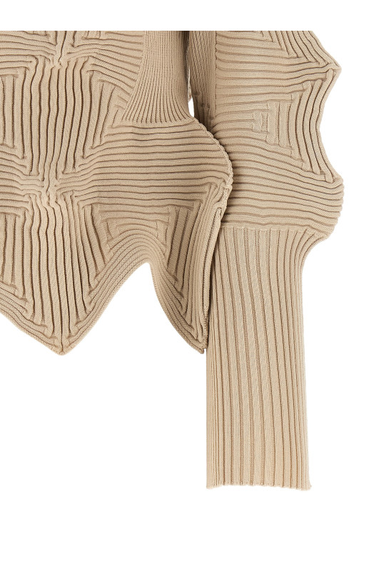 'Linkage' cardigan Beige