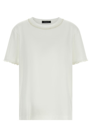Embroidery t-shirt White