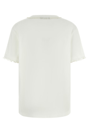 Embroidery t-shirt White