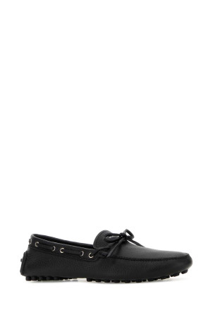 Black leather loafers Black PRADA (2DD190FU00F020)