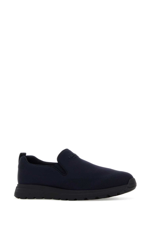 Dark blue jersey slip ons PRADA (2DE157FG00158V)