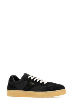 Black suede e Re-Nylon sneakers PRADA (2EE464FG000D7R)