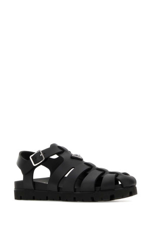 Black leather sandals Black PRADA (2X3160FG0003LKK)