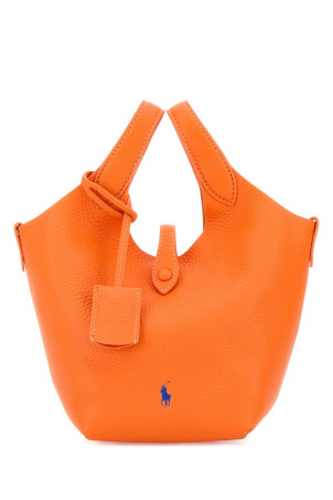 Orange leather handbag POLO RALPH LAUREN (428944657)