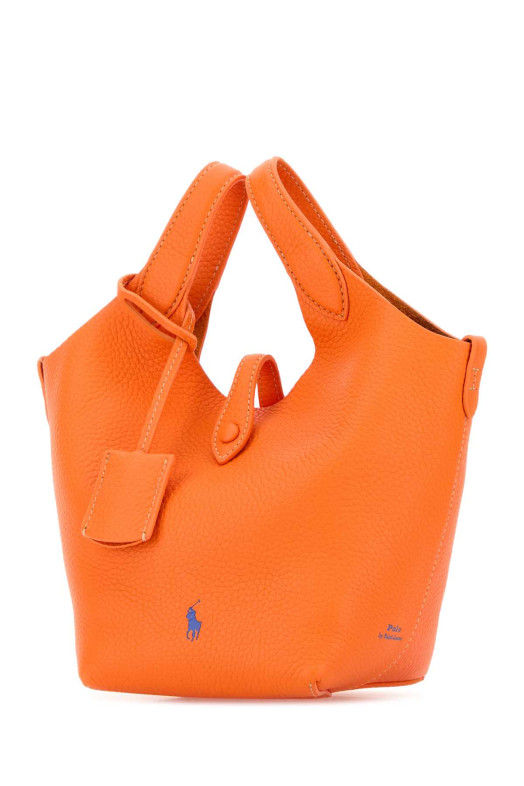 Orange leather handbag POLO RALPH LAUREN (428944657)