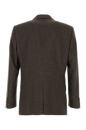 Dark brown wool blend blazer BOSS (50563579)
