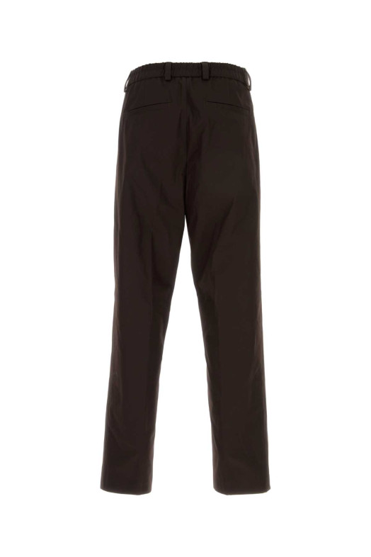 Dark brown cotton pant Beige BOSS (50563825)