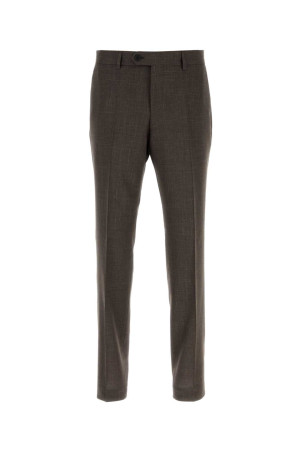 Dark brown wool blend pant BOSS (50563826)