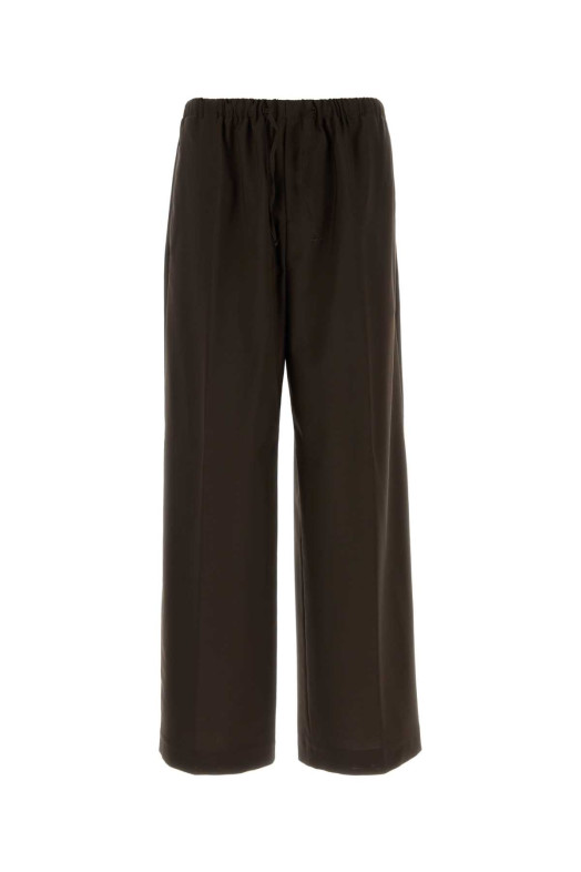 Dark brown cotton pant Beige BOSS (50563827)