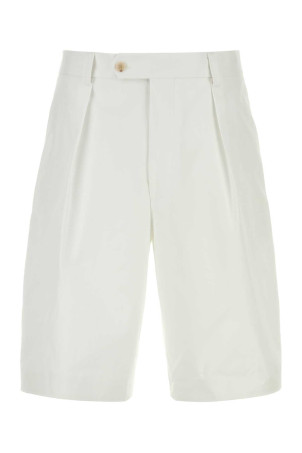 White cotton bermuda shorts White BOSS (50567651)