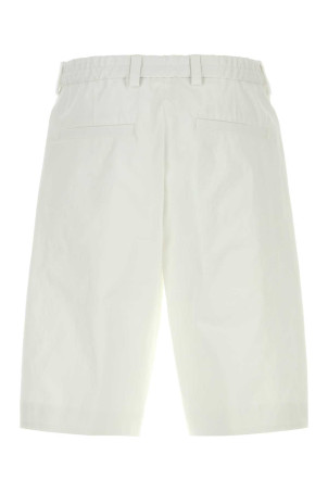 White cotton bermuda shorts White BOSS (50567651)