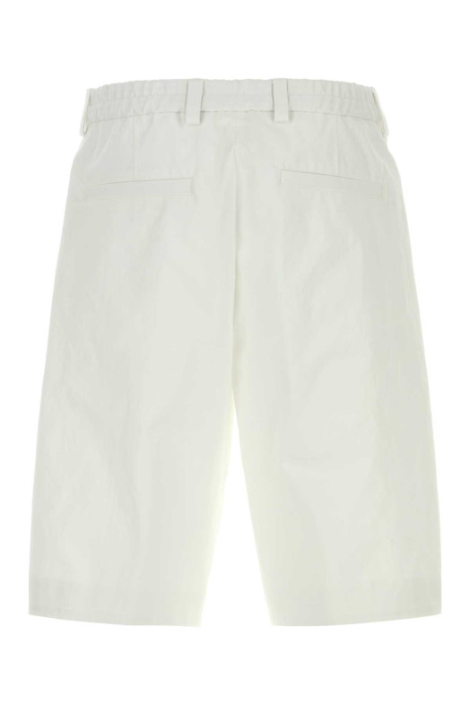 White cotton bermuda shorts White BOSS (50567651)
