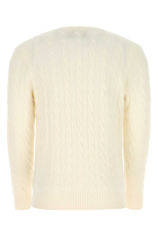 Ivory wool blend sweater Green POLO RALPH LAUREN (710876762)