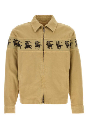 Beige denim jacket BURBERRY (8118508)