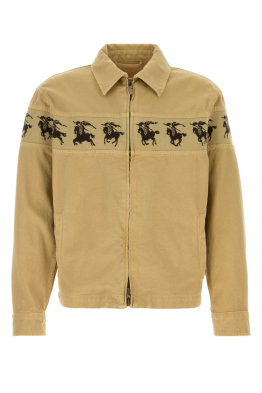 Beige denim jacket BURBERRY (8118508)