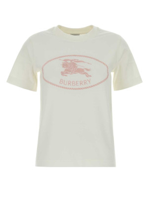White cotton t-shirt BURBERRY (8123347)