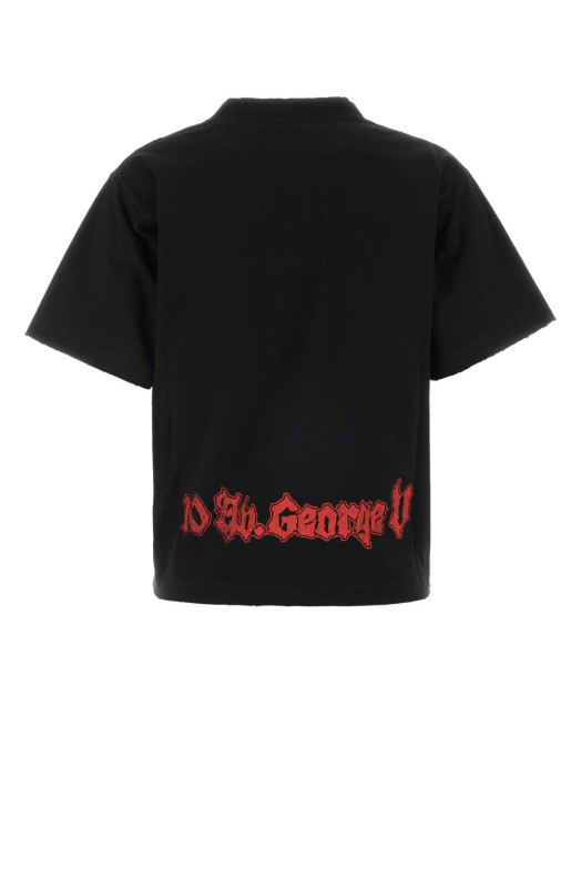 Black cotton t-shirt Black BALENCIAGA (850990TUVD5)