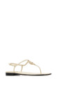 Ivory leather thong sandals GUCCI (853759A3N00)