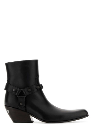 Black leather Memphis ankle boots BALENCIAGA (854131WCDA9)