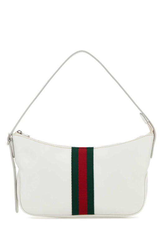 White leather small Lunetta crossbody bag GUCCI (863406AAGF7)