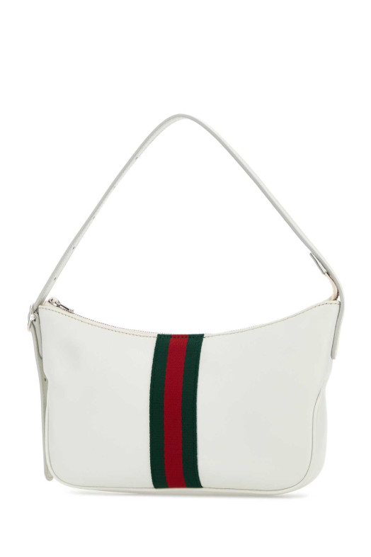 White leather small Lunetta crossbody bag GUCCI (863406AAGF7)