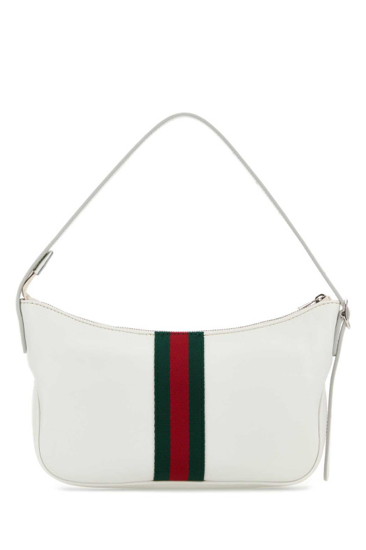 White leather small Lunetta crossbody bag GUCCI (863406AAGF7)