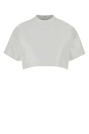 White leather crop-top BALENCIAGA (871799TUS17)