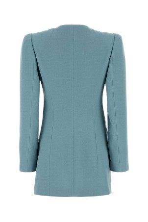 Turquoise wool mini dress VALENTINO GARAVANI (8B0CE5R5A6F)