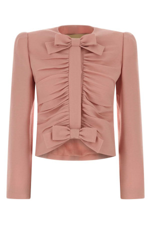 Pink wool blazer VALENTINO GARAVANI (8B0CE5R7A6F)