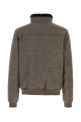 Brown wool Bellati bomber jacket Gray MOORER (BELLATILP)